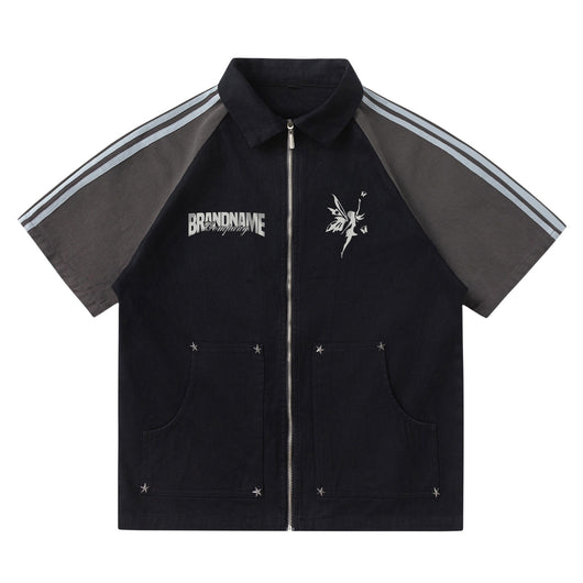 Polo Vintage Oversize Unisex con Estampado de Letras - Estilo Casual Trendy - Image 16