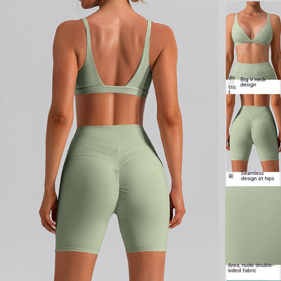 Conjunto Deportivo Yoga Ajustado Secado Rápido - Traje Fitness Training Efecto Segunda Piel - Image 23
