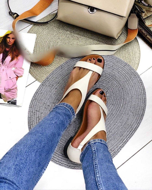 Sandalias Cómodas Talla Grande 40-43 con Hebilla para Mujer - Image 2
