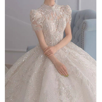 Vestido de Novia Retro Francés Ajustado - Diseño Vintage Elegante - Image 11
