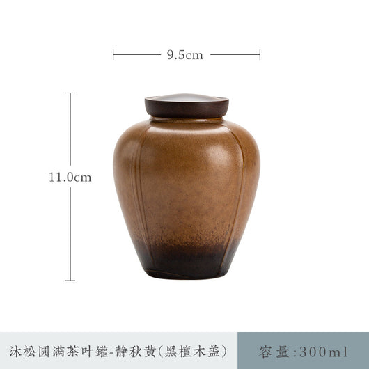 Tarro de Té Cerámico Verde Oscuro con Tapa Hermética - Image 20