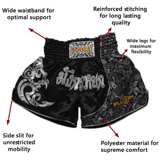 Pantalones Muay Thai Profesionales para Hombre y Mujer - Shorts de Combate y Entrenamiento - Image 12