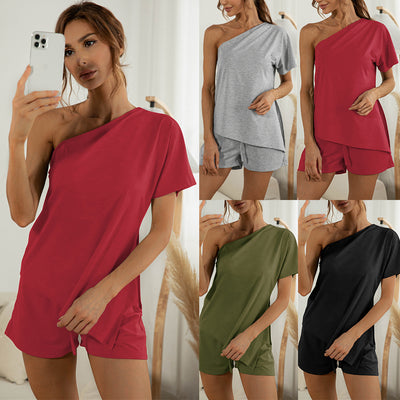 Conjunto de Dos Piezas Casual con Hombros Descubiertos - Image 9