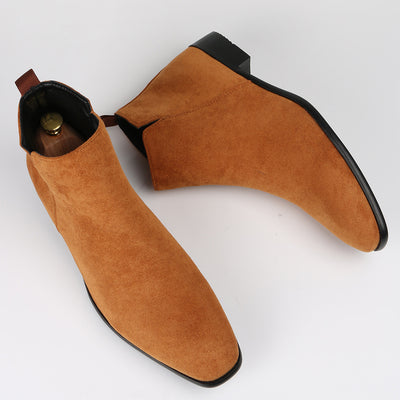 Botas Tobilleras de Punta Cuadrada para Hombre - Image 18