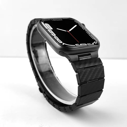 Correa Apple Watch de Fibra de Carbono para iWatch 8, 7, 6, 5, SE