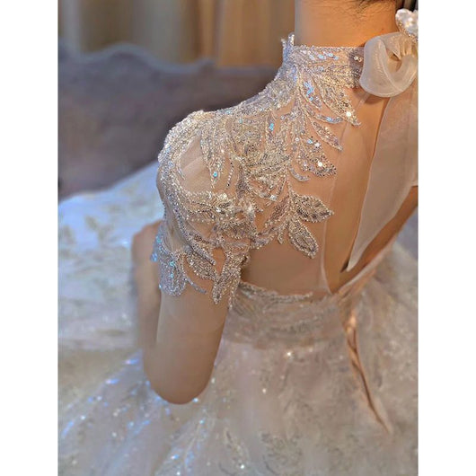 Vestido de Novia Retro Francés Ajustado - Diseño Vintage Elegante - Image 18