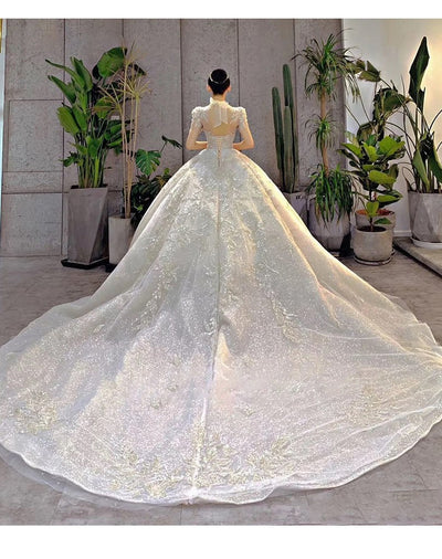 Vestido de Novia Retro Francés Ajustado - Diseño Vintage Elegante - Image 21