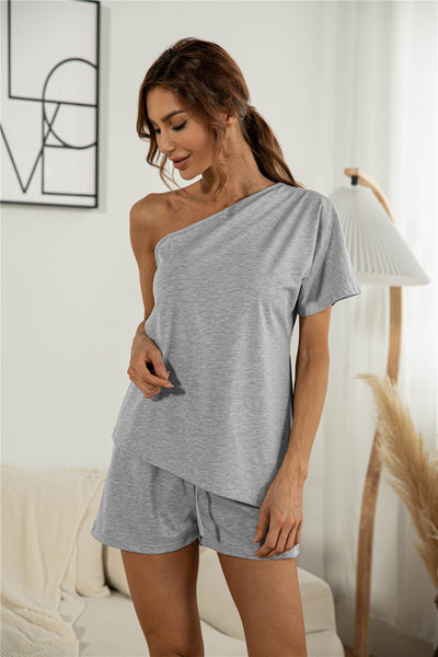 Conjunto de Dos Piezas Casual con Hombros Descubiertos - Image 34
