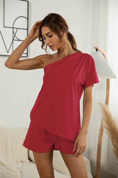 Conjunto de Dos Piezas Casual con Hombros Descubiertos - Image 42