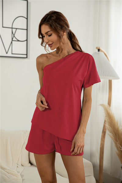 Conjunto de Dos Piezas Casual con Hombros Descubiertos - Image 43