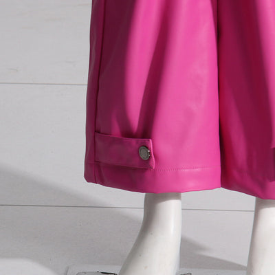 Overol de Diseño PU con Múltiples Bolsillos para Mujer - Image 23