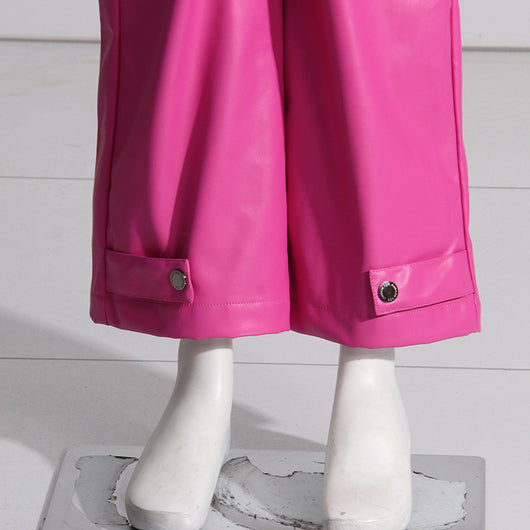 Overol de Diseño PU con Múltiples Bolsillos para Mujer - Image 25