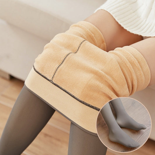 Leggings Térmicos Translúcidos Talla Grande con Forro Polar para Invierno - Image 18