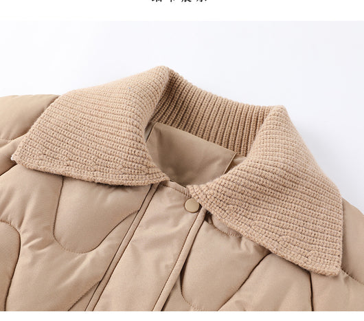 Abrigo de Lana con Relleno para Invierno - Cuello Solapa Mujer - Image 21