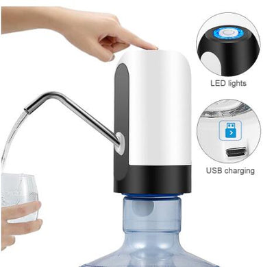 Bomba de Agua Automática Inteligente USB Recargable para Botellas - Image 3