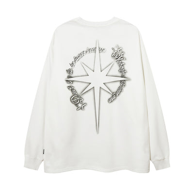 Camiseta Estampada con Cruz para Hombre - Manga Larga - Image 9