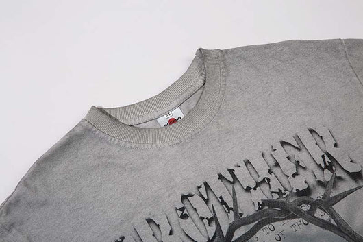 Playera Manga Larga Retro con Estampado de Letras Espinas para Hombre - Image 27