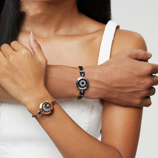 Pulsera Magnética de Cuero y Cuerda para Parejas con Inducción Interactiva - Image 9