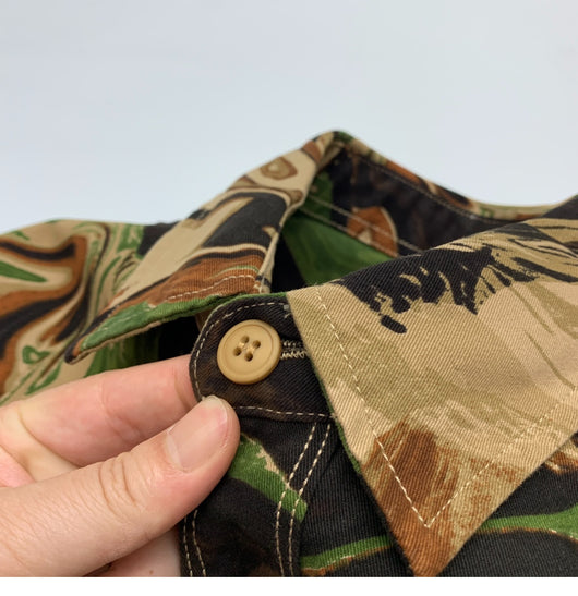 Camisa de Trabajo Camuflaje Hombre Estilo Japonés Retro Lavado Amekaji Algodón Manga Larga - Image 36