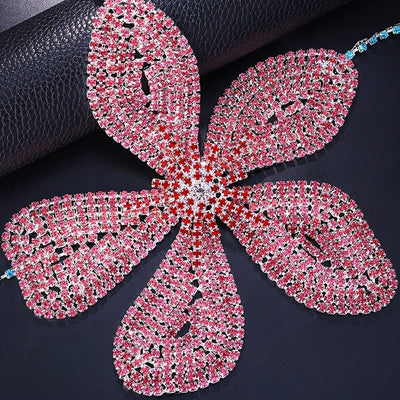 Cadena Corporal de Flores con Brillantes para Playa y Fiesta - Image 16