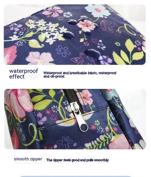 Bolsa Portátil Estampada para Estudiantes - Organizador de Maquillaje y Accesorios - Image 9