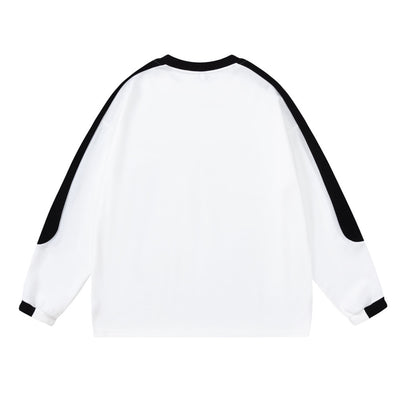 Remera Manga Larga con Parches de Contraste para Hombre - Image 9