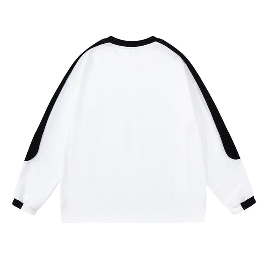 Remera Manga Larga con Parches de Contraste para Hombre - Image 16