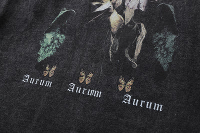 Playera Estampada con Flores de Rosa para Hombre - Image 10