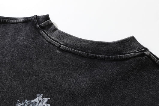 Playera Estampada con Flores de Rosa para Hombre - Image 15