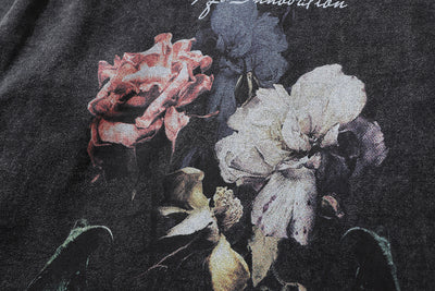 Playera Estampada con Flores de Rosa para Hombre - Image 21
