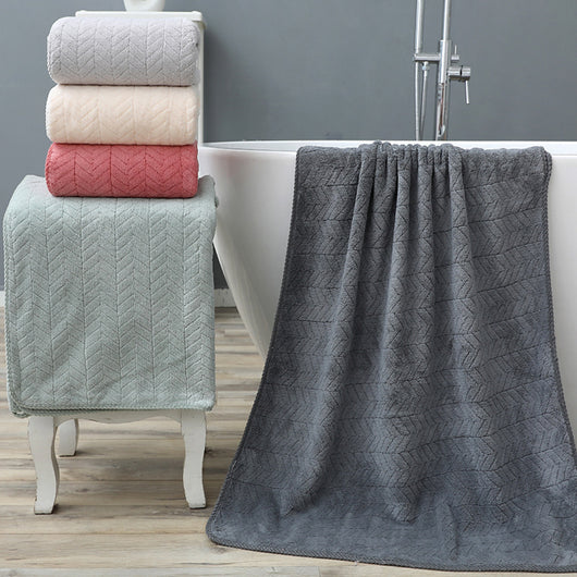 Toalla de Baño Coral Fleece Gruesa y Súper Absorbente - Image 13