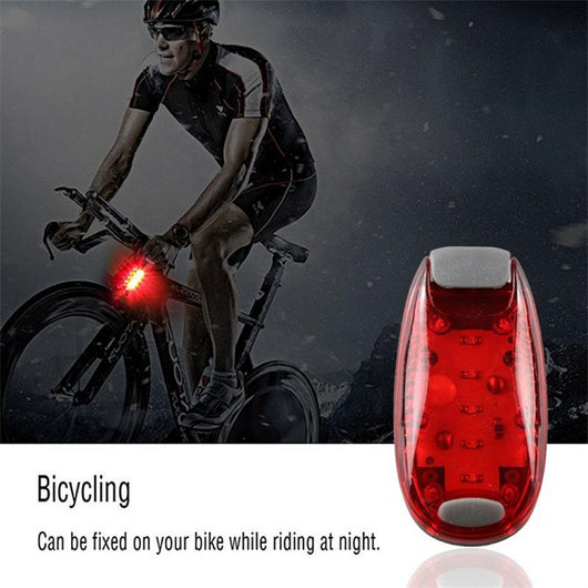Luz LED Deportiva Nocturna Impermeable con Clip para Bicicleta - Image 8