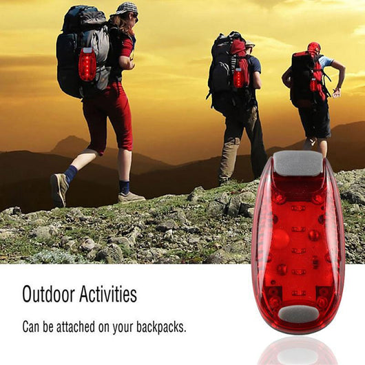 Luz LED Deportiva Nocturna Impermeable con Clip para Bicicleta - Image 10