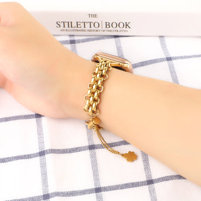 Pulsera de Reloj Acero Inoxidable Doble Fila - Image 10