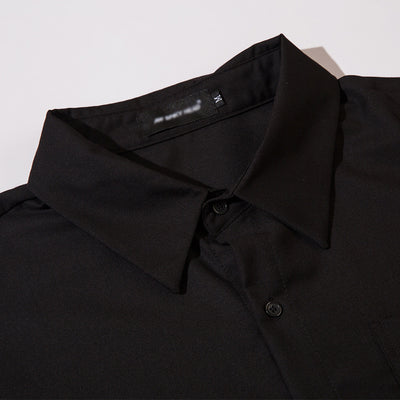 Camisa Manga Larga Suelta para Hombre - Colores Sólidos Otoño - Image 15
