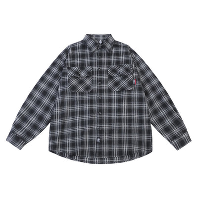 Camisa Abrigo Cuadros Estilo Retro Americano para Hombre - Image 17