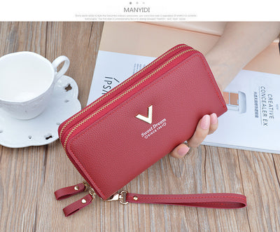 Billetera Doble Compartimento con Bolsa para Celular de Gran Capacidad - Image 10