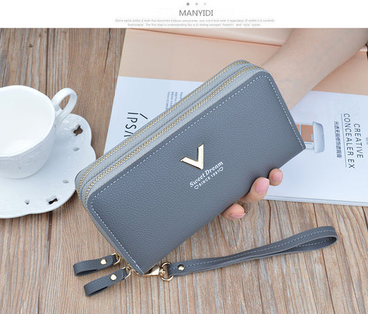 Billetera Doble Compartimento con Bolsa para Celular de Gran Capacidad - Image 13
