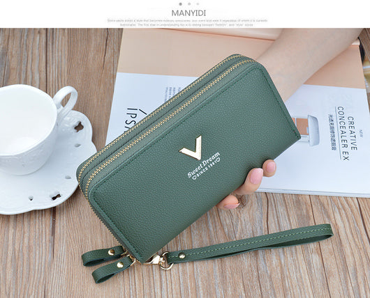 Billetera Doble Compartimento con Bolsa para Celular de Gran Capacidad - Image 15
