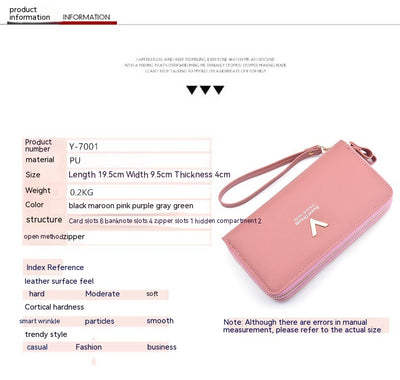 Billetera Doble Compartimento con Bolsa para Celular de Gran Capacidad - Image 17