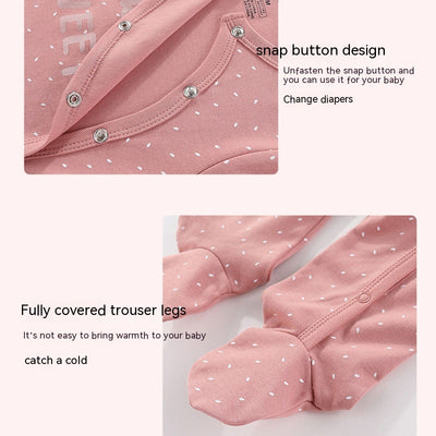 Pack de 3 Pijamas Enterizos de Algodón para Bebé con Pie Integrado - Image 35