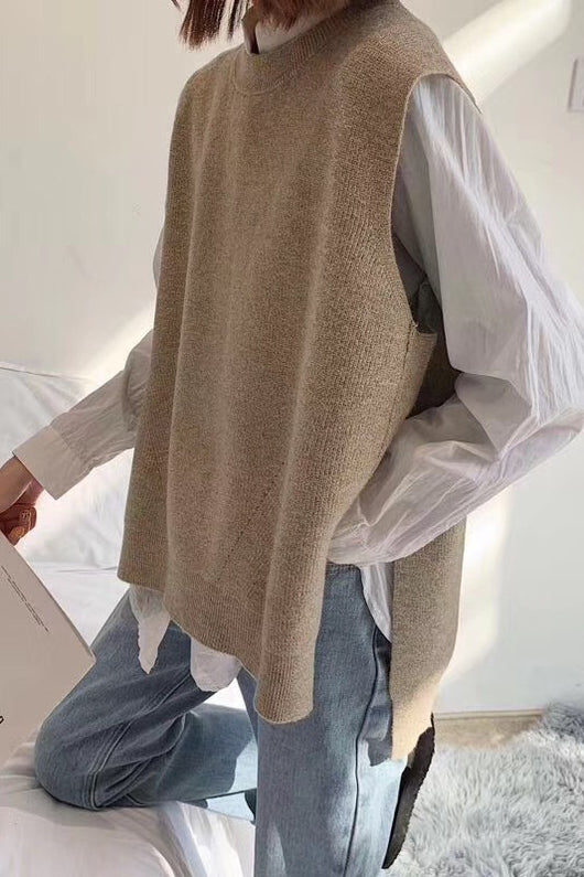 Chaleco de Cashmere Tejido Suelto y Cómodo - Image 8