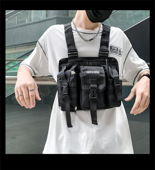 Bolsa Pechera Street Style con Correa Ajustable - Image 19