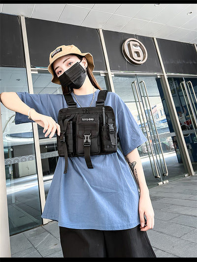Bolsa Pechera Street Style con Correa Ajustable - Image 23