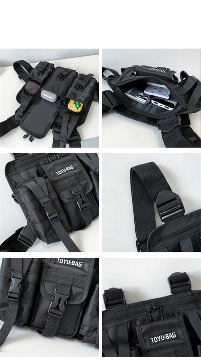 Bolsa Pechera Street Style con Correa Ajustable - Image 27