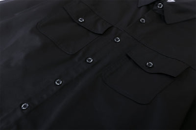 Camisa Suelta Estampada de Manga Larga para Hombre - Image 9