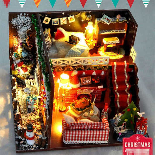 Casitas de Navidad DIY con Iluminación LED - Decoraciones Navideñas de Madera - Image 9