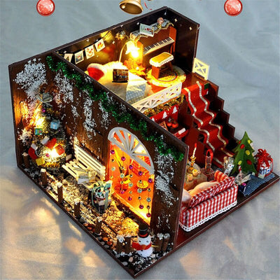 Casitas de Navidad DIY con Iluminación LED - Decoraciones Navideñas de Madera - Image 10