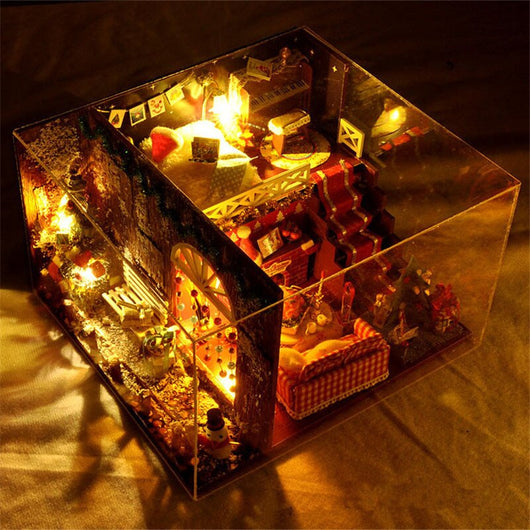 Casitas de Navidad DIY con Iluminación LED - Decoraciones Navideñas de Madera - Image 12