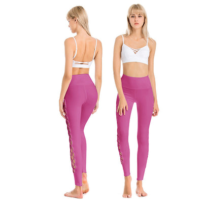 Conjunto Deportivo Mujer: Sostén Deportivo Espalda Descubierta + Pantalones Yoga Antichoque - Image 11